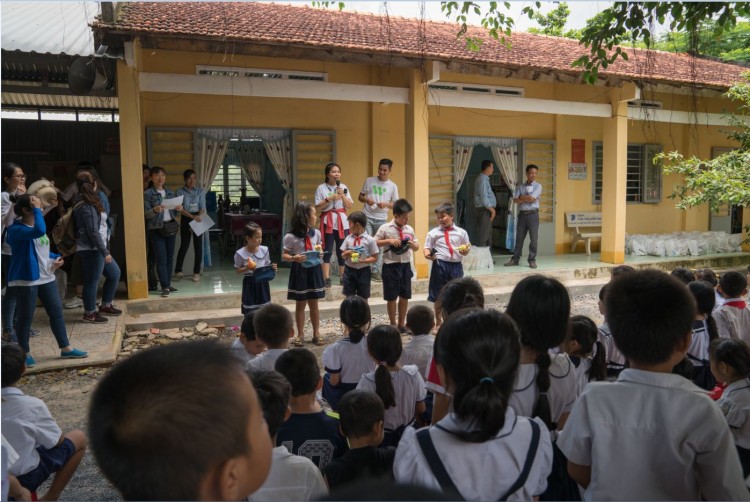 HÀNH TRÌNH “BEAUTIFUL WORLD” Đem tiếng cười đến với Trường tiểu học Giồng Nần -Châu Thành- Tây Nin - image 14