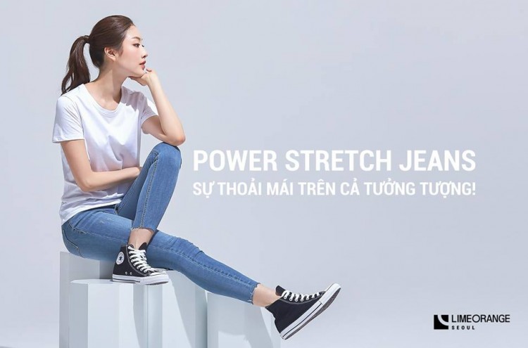 POWER STRETCH JEANS  - SIÊU CO DÃN - image 1